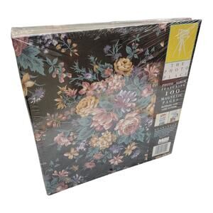 Vintage 1990 MBI Photo Album Magnetic 100 Pages Floral F3050SB USA New